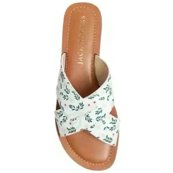 Jack Rogers Floral Sandals Women's SIze 6 - Picture 1 of 10